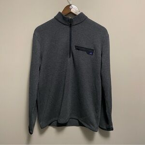 Adidas Grey Sports Performance 1/2 Zip Sweatshirt Men’s Medium
